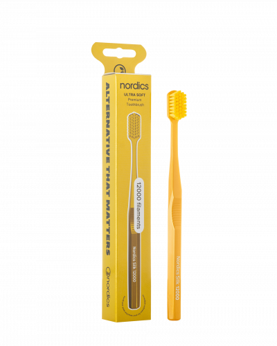 Nordics Premium Silk GOLD Ultra SOFT 12000 toothbrush