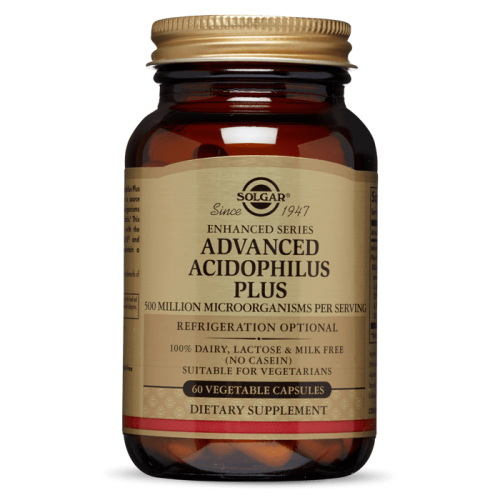 Solgar Advanced Acidophilus Plus 60 Veg Capsules