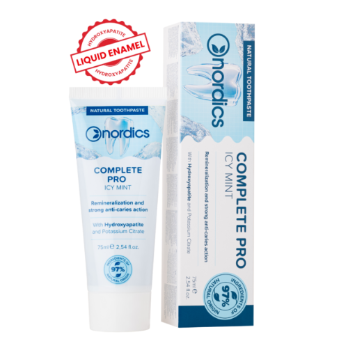 Nordics Complete PRO Natural Remineralizing Paste with “Liquid Enamel”, 75ml