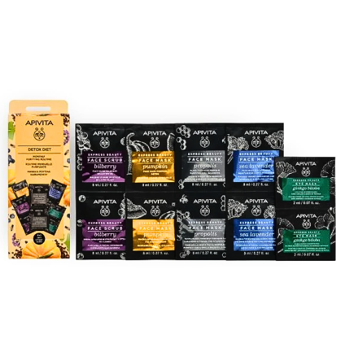 Apivita Detox Diet, Face Mask Set